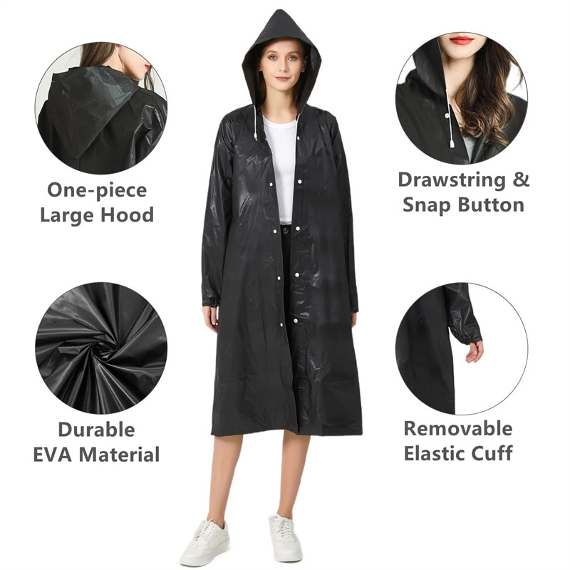 Waterproof Rain Ponchos.Dispos - Emergency Poncho Rain ulasan dan harga