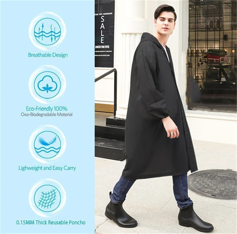 Waterproof Rain Ponchos.Dispos - Emergency Poncho Rain ulasan dan harga