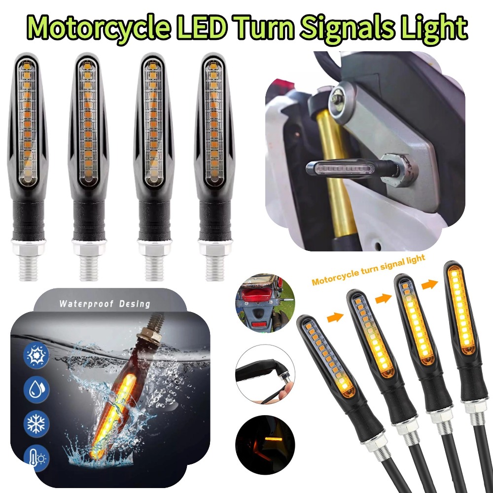 2PCS Universal LED Turn Signal - Sos Light Strobe ulasan dan harga