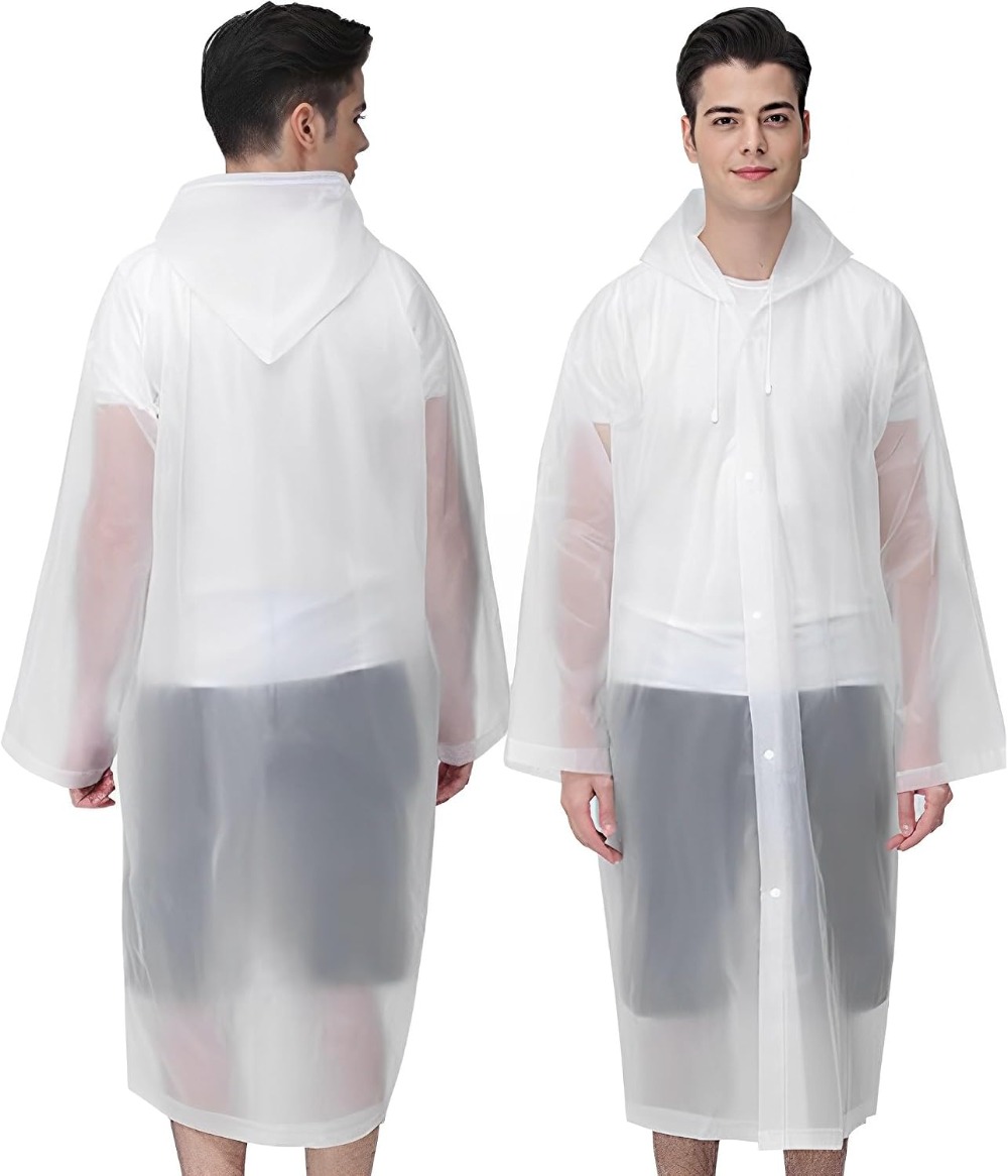 Reusable Rain Ponchos for Adul - Emergency Poncho Rain ulasan dan harga
