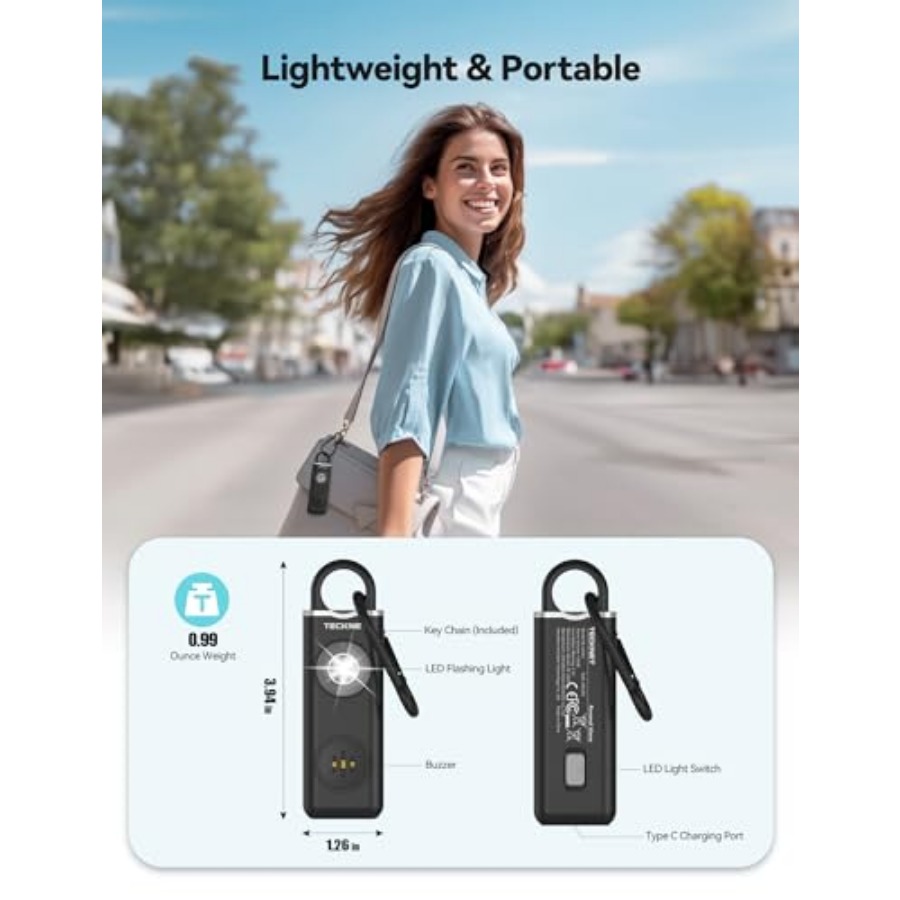 Rechargeable Personal Safety A - Sos Light Strobe ulasan dan harga
