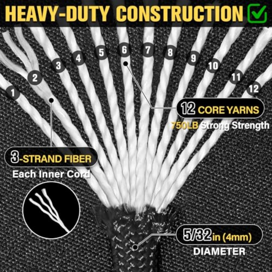 Paracord Rope 750 lb - 1000ft/ - Para Cord 1000Ft ulasan dan harga