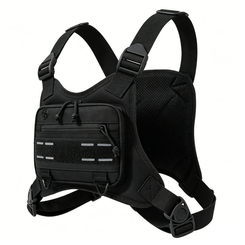 Tactical Front Chest Rig Bag V - Fishing Kit Compact ulasan dan harga