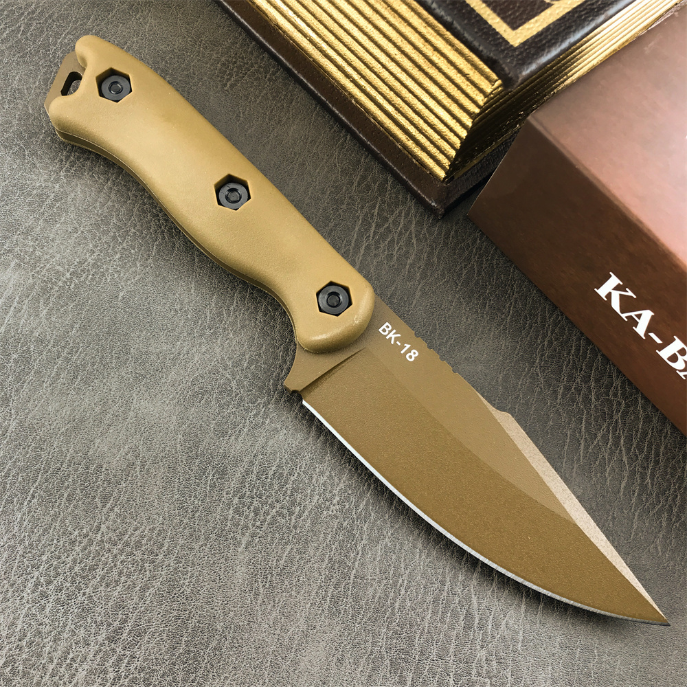 BK18 Outdoor Fixed Blade Utili - Bushcraft Knife Fixed ulasan dan harga