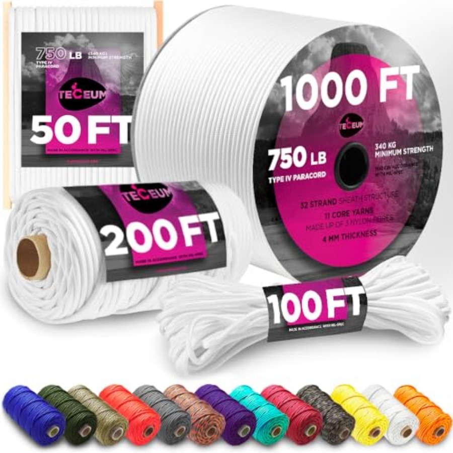 Reflective Paracord Rope 1000  - Para Cord 1000Ft ulasan dan harga
