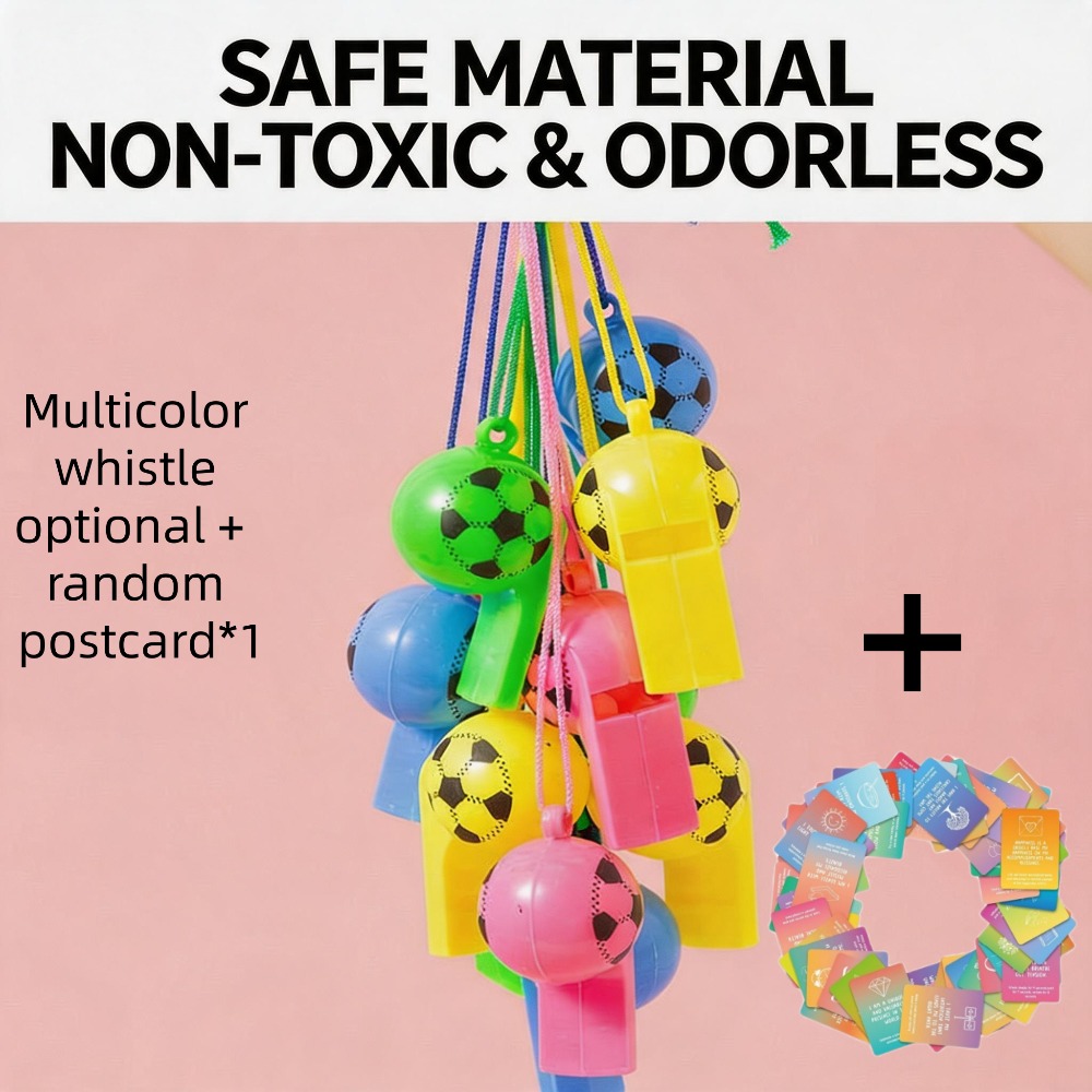 Colorful Football-Shaped Whist - Emergency Whistle Loud ulasan dan harga
