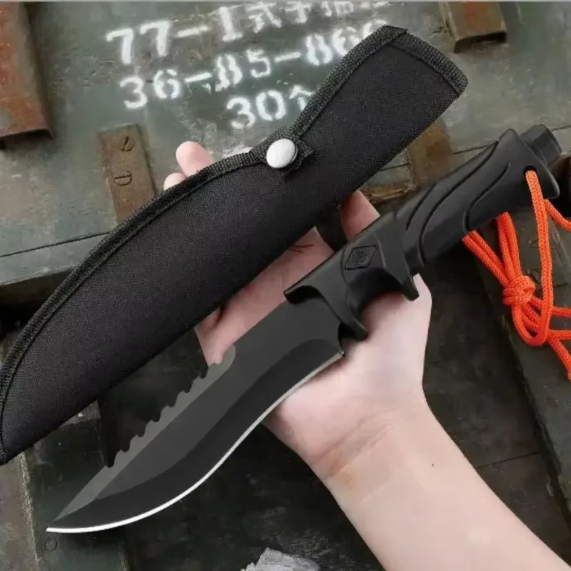 Outdoor High hardness straight - Bushcraft Knife Fixed ulasan dan harga