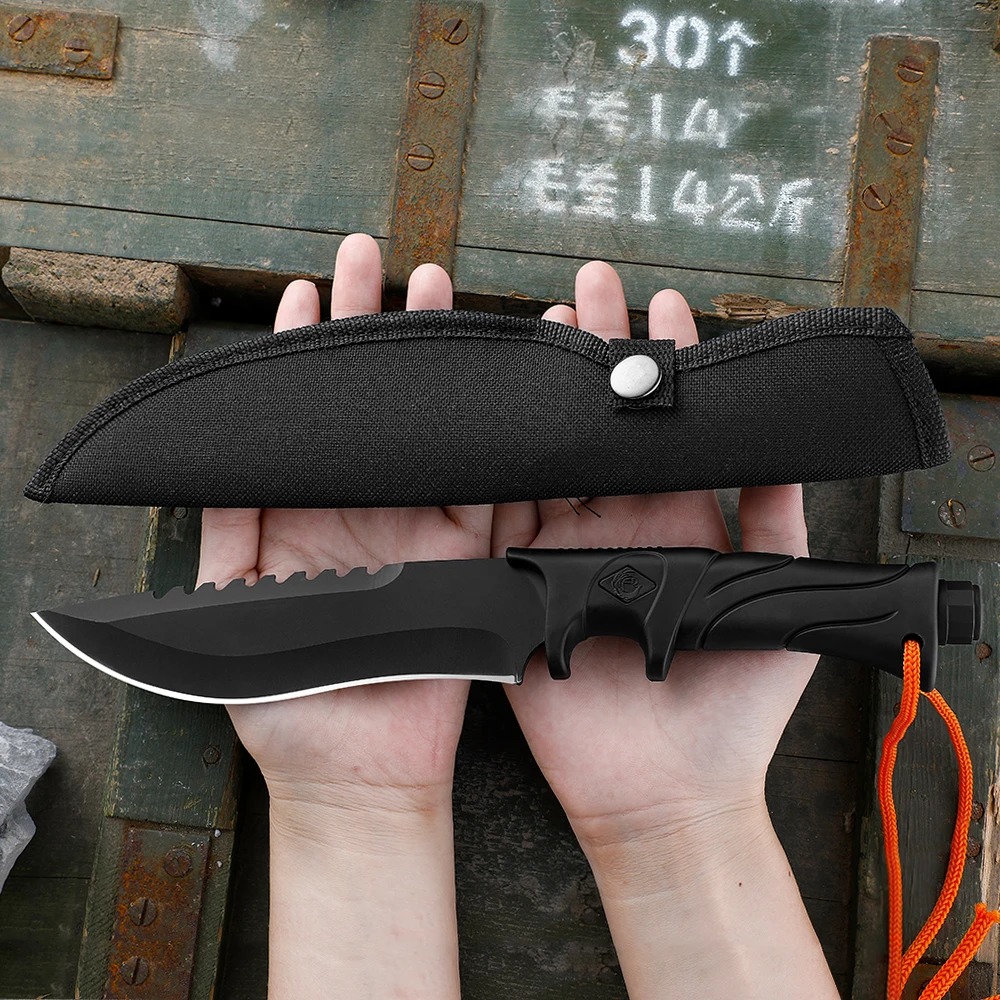 Outdoor High hardness straight - Bushcraft Knife Fixed ulasan dan harga