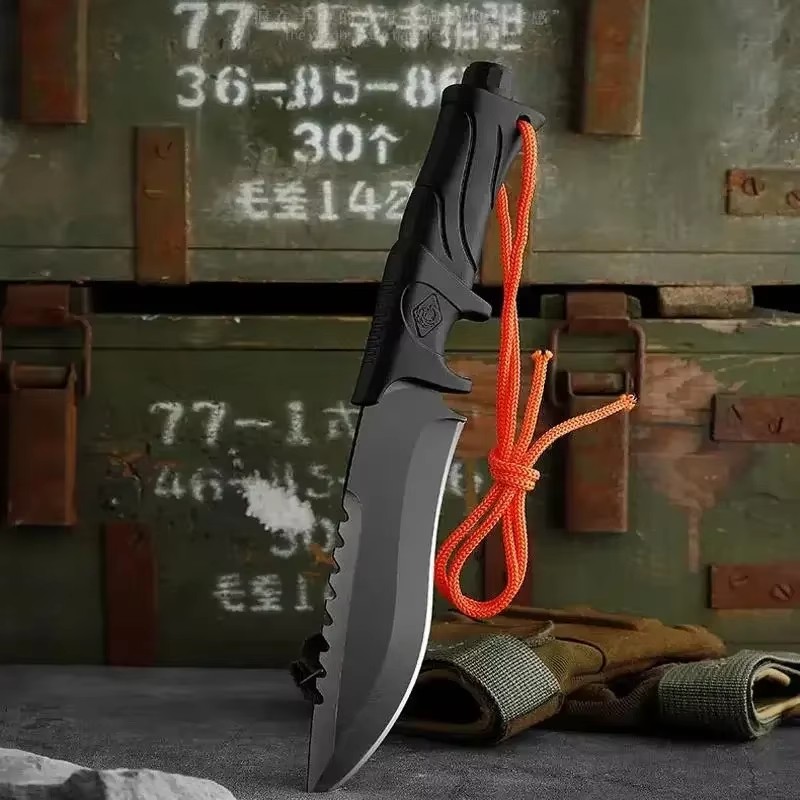 Outdoor High hardness straight - Bushcraft Knife Fixed ulasan dan harga