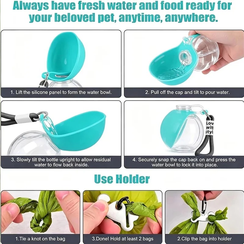 Portable 2-in-1 water bottle f - Water Bag Collapsible ulasan dan harga