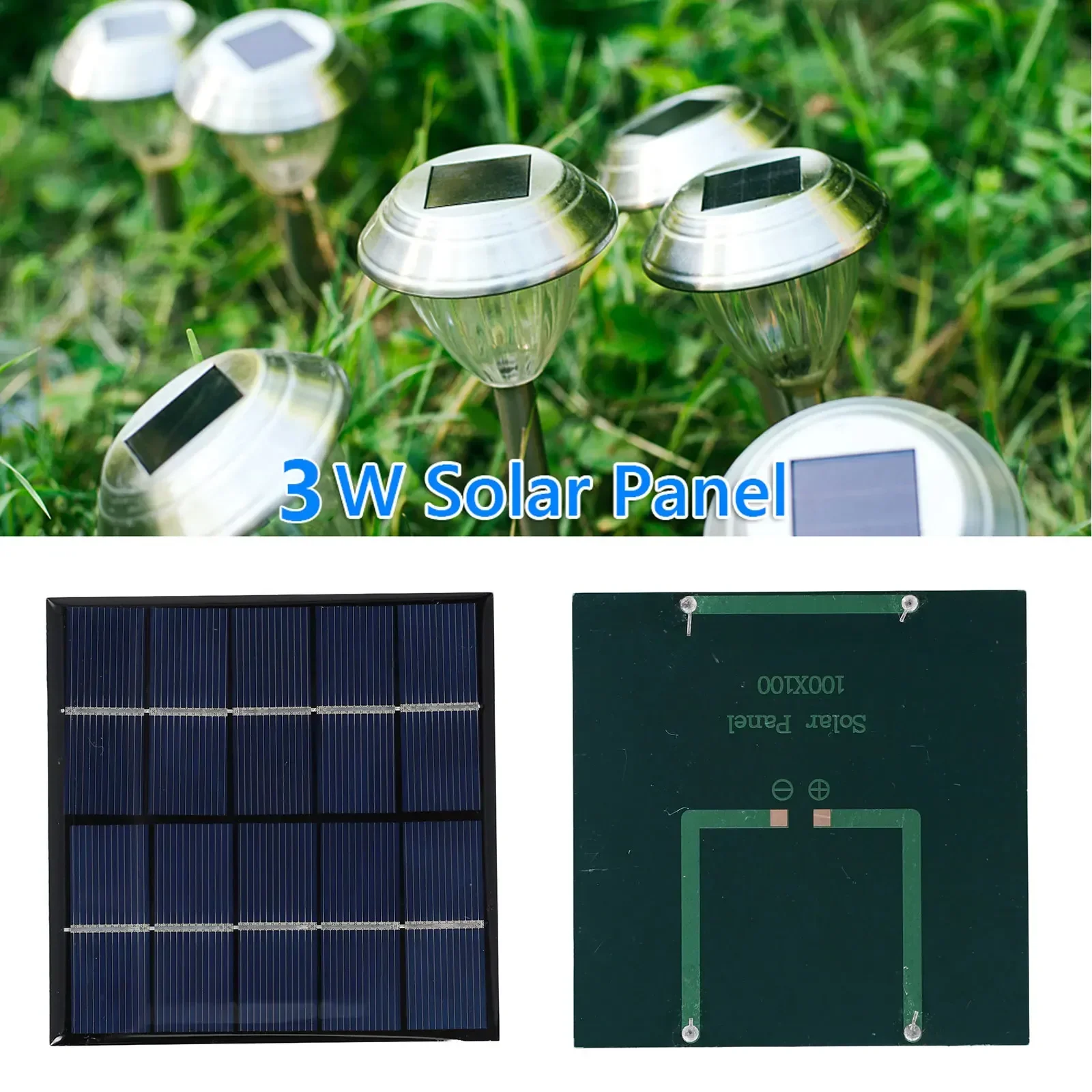 Solar Panel 3W 5V Solar Board  - Solar Emergency Charger ulasan dan harga